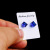 Baosalina Water Cube Health Magnet Colorful Crystals Crystal Non-Piercing Earrings Strong Magnetic Magnet Pseudo Earrings