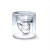 Double-Layer Glass Wine Glass Foreign Wine Whiskey Creative Wine Cocktail Personality Skull Wine Bottle Vodka Wine Glass
