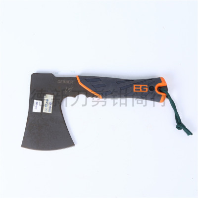 Outdoor Camping Self-Defense Survival Military Axe Portable Long Axe Firewood Cutting Tree Omahawk Multifunctional Axe