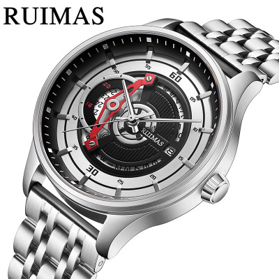 New Rimashi Ruimas Men's Watch Hollow Business Casual Automatic Mechanical Watch One Piece Dropshipping 6786