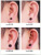 Korean Style Magnet Men's Black Titanium Steel Ear Clips Punk Pseudo Stud Earrings Magnet Ear Studs without Pierced Ears