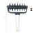 Baking Tool Pizza Needle Roller Pizza Puncher Needle Wheel Biscuit Wheel Needle Kitchen Pin Punch