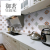Kitchen Greaseproof Stickers High Temperature Resistant Wall Stickers Waterproof Self-Adhesive Wallpaper Wall for Cooktop Use Oil-Proof Smoke-Proof Thickened Tile Sticker