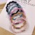 Autumn and Winter Plush Candy Color Wave Hair Rope Basic Hair Ring Head Rope Hair Elastic Band Hair Accessories Women's Headdress