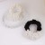 Japanese and Korean Partysu Hair Rope Cute Beaded Weave Pearl Small Intestine Hair Ring Rubber Band Tie Hair Girl's Hair Accessories Top Cuft