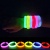 Night Light-Emitting Toys Concert Cheer Flat Triple Bracelet Fluorescent Triple Bracelet Novelty Toys Stall Supply