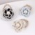 Sweet Cute Chanel-Style Pearl Headband New Korean Style Temperament Beaded Hair Ring Hair Rubber Band Girl's Hair Accessories Top Cuft