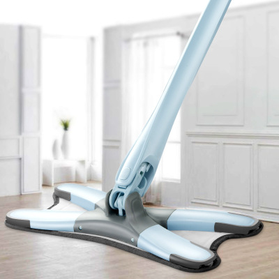X-Type Hand Wash-Free Flat Mop Household Wet and Dry Mop Mop Mop Cloth Rotating Mop Lazy Mopping Gadget