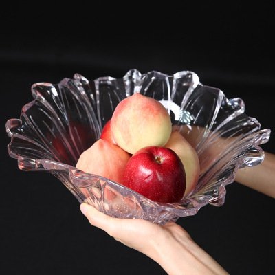 Acrylic Fruit Plate Crystal Fruit Plate Transparent Fruit Plate