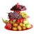 Three-Layer Fruit and Fruit Plate Cake Tower Cake Stand Pastry Stand Fruit Dessert Plastic Tray