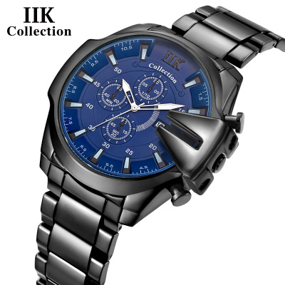 IIK Collection 1277 Large Dial Watch Multi-Function Calendar Watch Cross-Border Hot Sale Watch Men