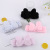 New Style French Popular Solid Color Washing Face Hair Band Bohemian Three-Dimensional Butterfly Wings Hair Band