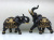 European-Style Lucky Blue Elephant Decoration Creative Living Room TV Cabinet Decoration Soft Resin Crafts Gift