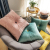 Imported Italian Velvet Plush Pillow Seat Cushion Sofa Waist Rest American Light Luxury round Rectangular Cushion