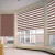 Customized Gradient Color Soft Yarn Shutter Double Roller Blind Louver Curtain Sunshade Punch-Free Bedroom Living Room Bathroom Pull-up