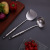 High-Grade 304 Stainless Steel Hollow Kitchenware Set Cooking Spatula Rice Spoon Soup Spoon Meat Fork Big Strainer Factory Direct Sales