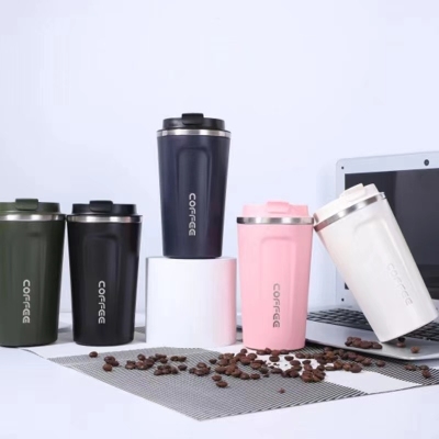 Stainless Steel Coffee Insulated Mug Simple Fresh Mori Portable European Light Luxury with Exquisite Water Cup