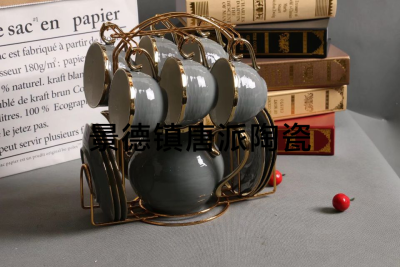 New Product Drinking Ware Ceramic Coffee Set Coffee Set Tea Set Ceramic Cup Ceramic Pot Ceramic Plate Gift Giving Company