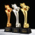 High-End Metal Gold-Plated Thumb Gold Silver Copper Resin Crystal Trophy Customized Creative Arrogant Trophy