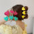 Korean New Love Grip Gap Former Red Back Head Shark Clip Band Hair Grip Female Summer Large Clip Headdress