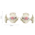Modern Home Ceramic Couple's Kiss Fish Decorations Crafts European Style Ornaments Creative Gifts