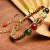 Best-Selling New Type Dragon Boat Festival Colorful Rope Bracelet Hand-Woven Five-Line Beads Colorful Red Rope Wholesale
