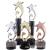 Crystal Trophy Medal Customization Thumb Five-Pointed Star School Sports Competition Award Company Annual Meeting Metal Trophy