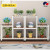 Balcony Flower Rack Storage Rack Household Multi-Layer Indoor Green Radish Succulent Jardiniere Movable Partition Flower Shop