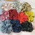 French Style Girl Mercerizing Satin Face Large Intestine Ring Retro Solid Color Hair Band Tie Ponytail Hair String Ins Hair Band Korean Hair Accessories