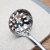 Qiaoconcubine 1.5cm Non-Magnetic Stainless Steel Hot Pot Spoon Swan Handle Soup Ladle Perforated Ladle Bright Swan Handle Small Spoon