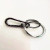 108 Small Double Ring Keychain Pet Buckle Luggage Buckle Metal Keychains Zinc Alloy Key Ring
