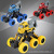 Alloy off-Road Vehicle Toy Warrior Engineering Vehicle Children's Six-Wheel Climbing Car Model Boy Cross-Border Supply