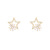 Rotatable Pentagram Earrings Temperament Female Online Influencer Korean Stud Earrings 925 Sterling Silver Needle New Earrings