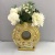 New Resin Small Gold Blue Disc Flower Arrangement Decoration Hallway Living Room and Wine Cabinet Decorations Craft Gift