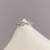 Real Gold Plating Korean Simple Open-End Zircon Ring Fashion Graceful Online Influencer Ring Personality Chain Index Finger Ring Female