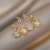 Star Ear Studs 2021new Trendy Women's Earrings Summer Internet Celebrity High Sense Special-Interest Design Sterling Silver Needle Earrings