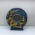New Resin Small Gold Blue Disc Flower Arrangement Decoration Hallway Living Room and Wine Cabinet Decorations Craft Gift