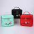 Factory Direct Sales New Portable Large Capacity Portable Cosmetic Bag Creative With Zipper Rose Embroidery Women 'S Cosmetic Bag