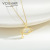 Xiaohongshu Fantasy Star Micro Zircon-Laid Necklace Female Special-Interest Design Clavicle Chain Simple Valentine's Day Gift for Girlfriend
