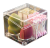 Cotton Pad Storage Box Transparent Cosmetics Facial Wipe Small Box
