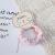 2 PCs Korean Sweet Cream Candy Color Girl Pleated Small Intestine Hair Ring Fabric High Elasticity Hair Friendly String