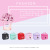 Factory Direct Sales New Portable Large Capacity Portable Cosmetic Bag Creative With Zipper Rose Embroidery Women 'S Cosmetic Bag