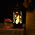Luminous Flame Lamp Decoration Scene Layout Christmas Decoration Small Oil Lamp Christmas Retro Interior Hexagonal Storm Lantern