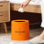 X51-8605 Creative Plastic round Double-Layer Trash Can Household Kitchen Dust Basket Toilet Storage Can