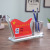 Party Member Pioneer Demonstration Post Signboard with Pen Holder Mobile Red Flag Table Board Can Be Replaced with Double-Faced Crystal Position Card