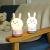 Factory Direct Sales Silicone Bunny Touch Small Night Lamp Bedroom Children's Room Creative USB Charging Small Night Lamp