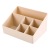 Multifunctional Cosmetic Tool Box 6-Grid Desktop Storage Box Office Organizing Box Plastic Multi-Grid Storage Box