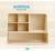 Multifunctional Cosmetic Tool Box 6-Grid Desktop Storage Box Office Organizing Box Plastic Multi-Grid Storage Box