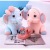 Elephant Plush Toy Cute Baby Elephant Comforter Toys Doll Gift for Girls Bed Pillow Ragdoll Children