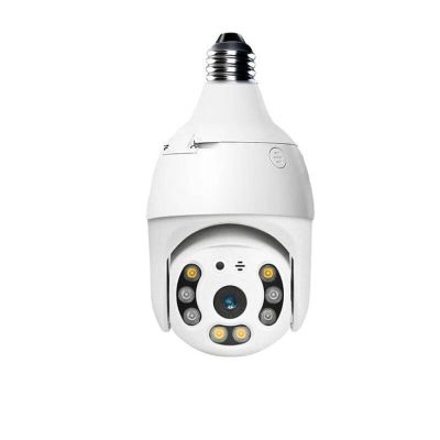 Exclusive for Cross-Border Graffiti Smart E27 Lamp Holder WiFi Ball Machine Camera 5MP HD PTZ Surveillance Camera